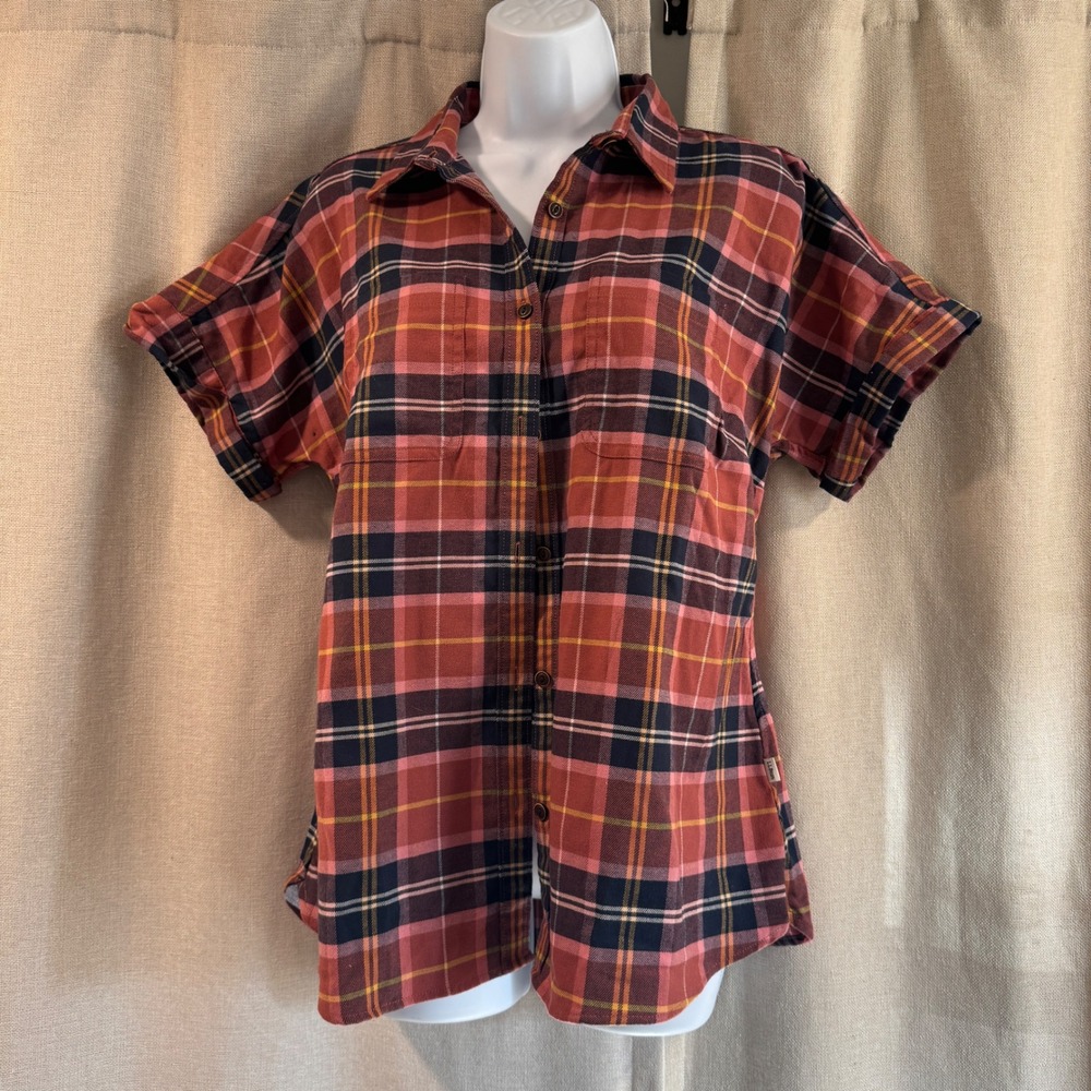 NWT LL Bean BenFix AllSeason Flannel Shirt W's S‎ Pale Sienna